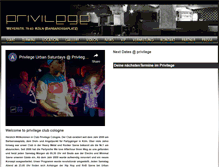 Tablet Screenshot of privilege-cologne.de